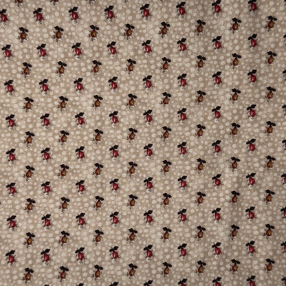 Cream With Mini Pears Cotton: 1 yd