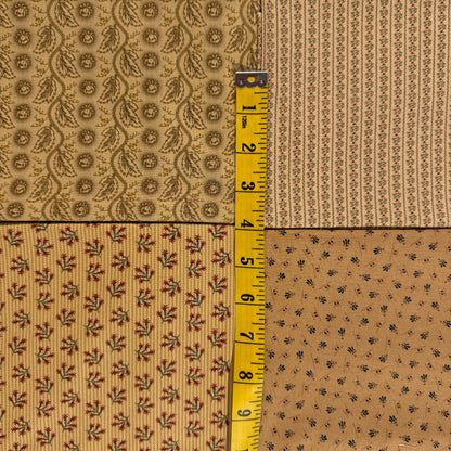 Cream Floral Half-Yard Bundle