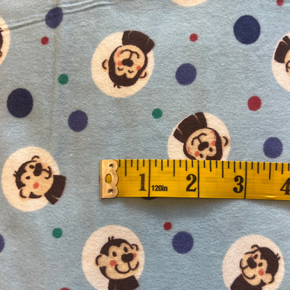 Monkey Business Flannel: 3 yds