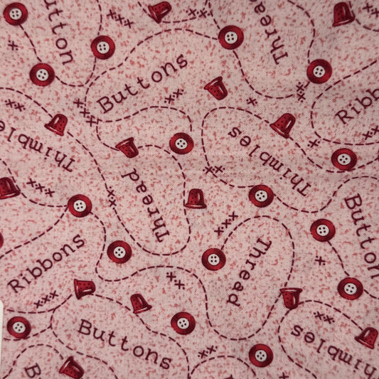 Sewing Notions Cotton: 2.5 yds