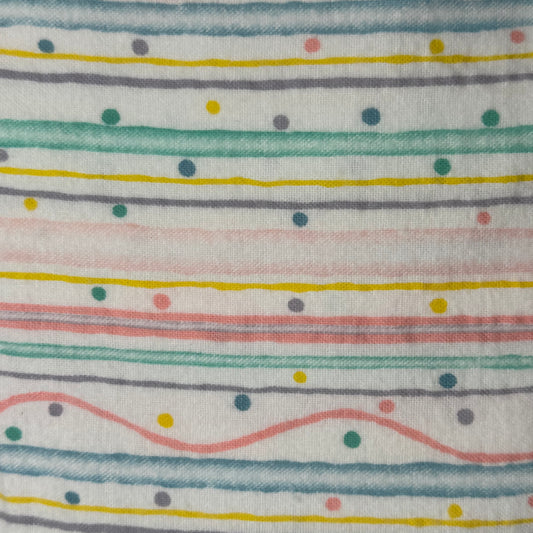 Birthday Cake Lightweight Flannel: 2.5 yds