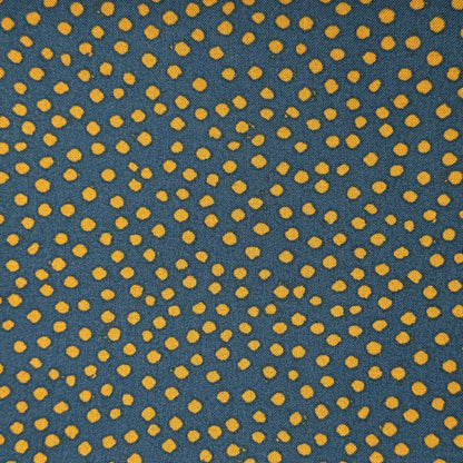 Green & Gold Organic Dots Cotton: 3 yds