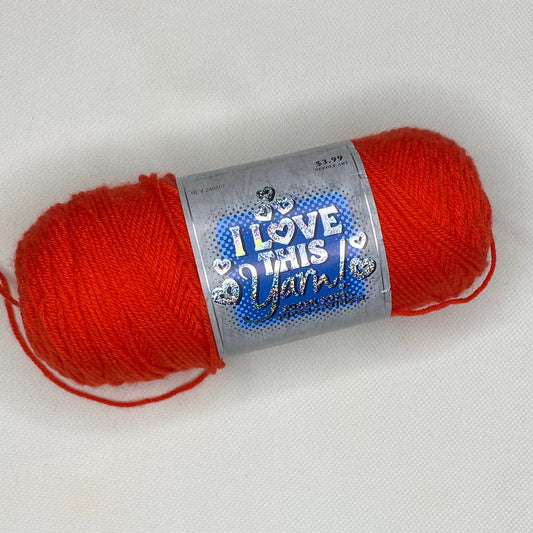I Love This Yarn Super Soft Savings in Orange: 2 Skeins