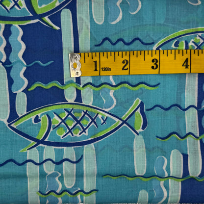 Under the Sea Cotton Blend: 3 yds