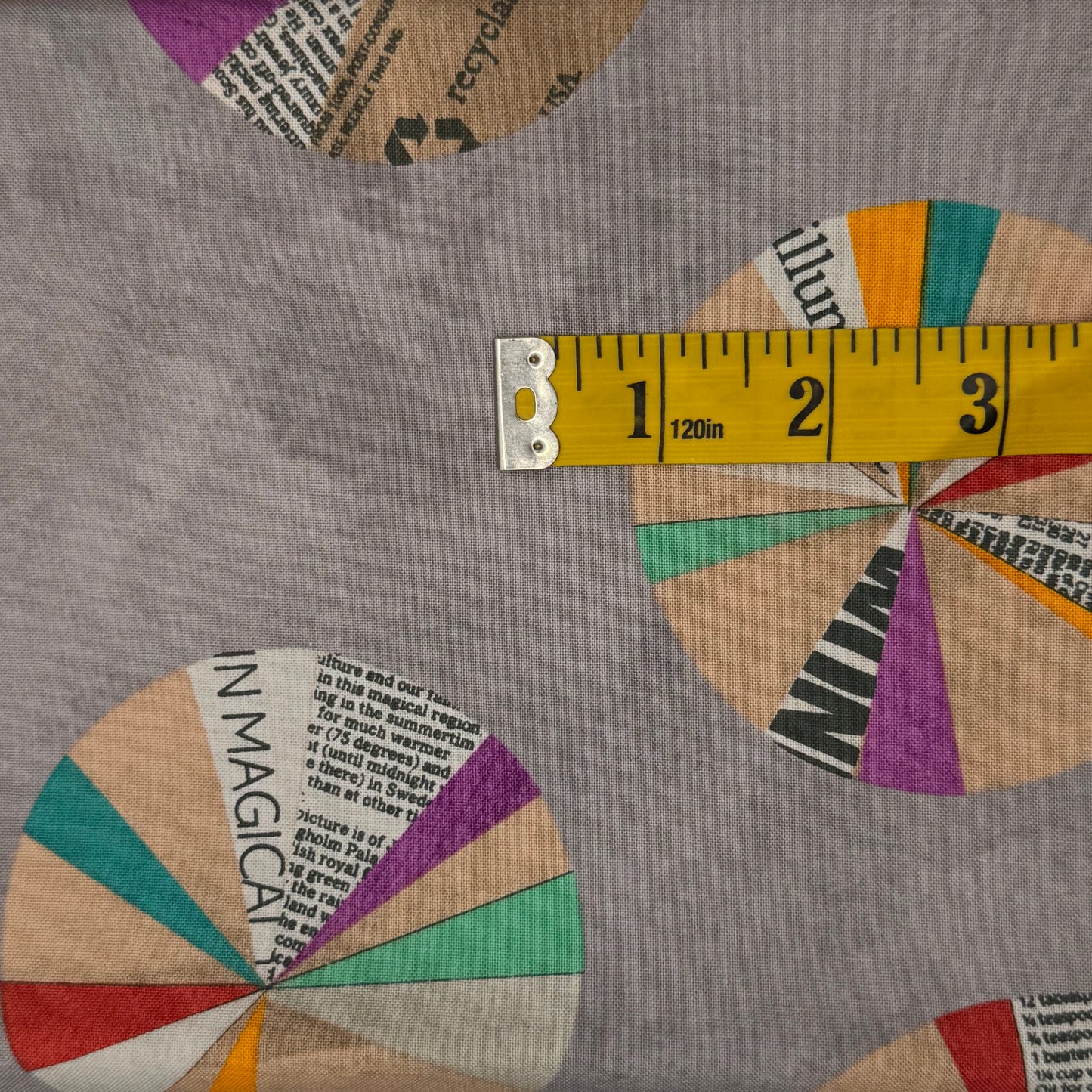 Color Wheel Cotton: 1 yd