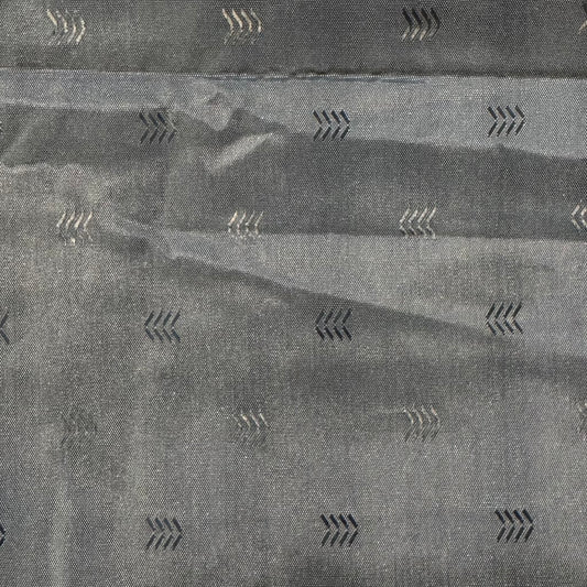 Gray With Arrows Poly: 1.5 yds