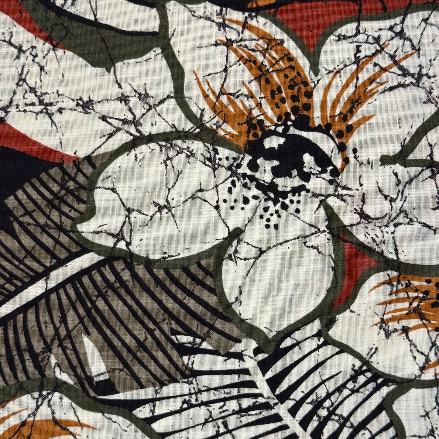 Multicolor Tropical Print Cotton: 1.5 yds