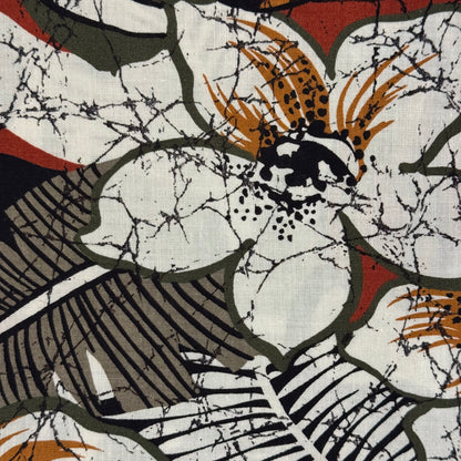 Multicolor Tropical Print Cotton: 1.5 yds