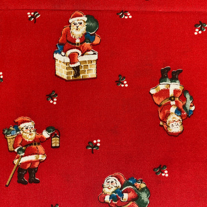Vintage Santa Cotton: 1 yd