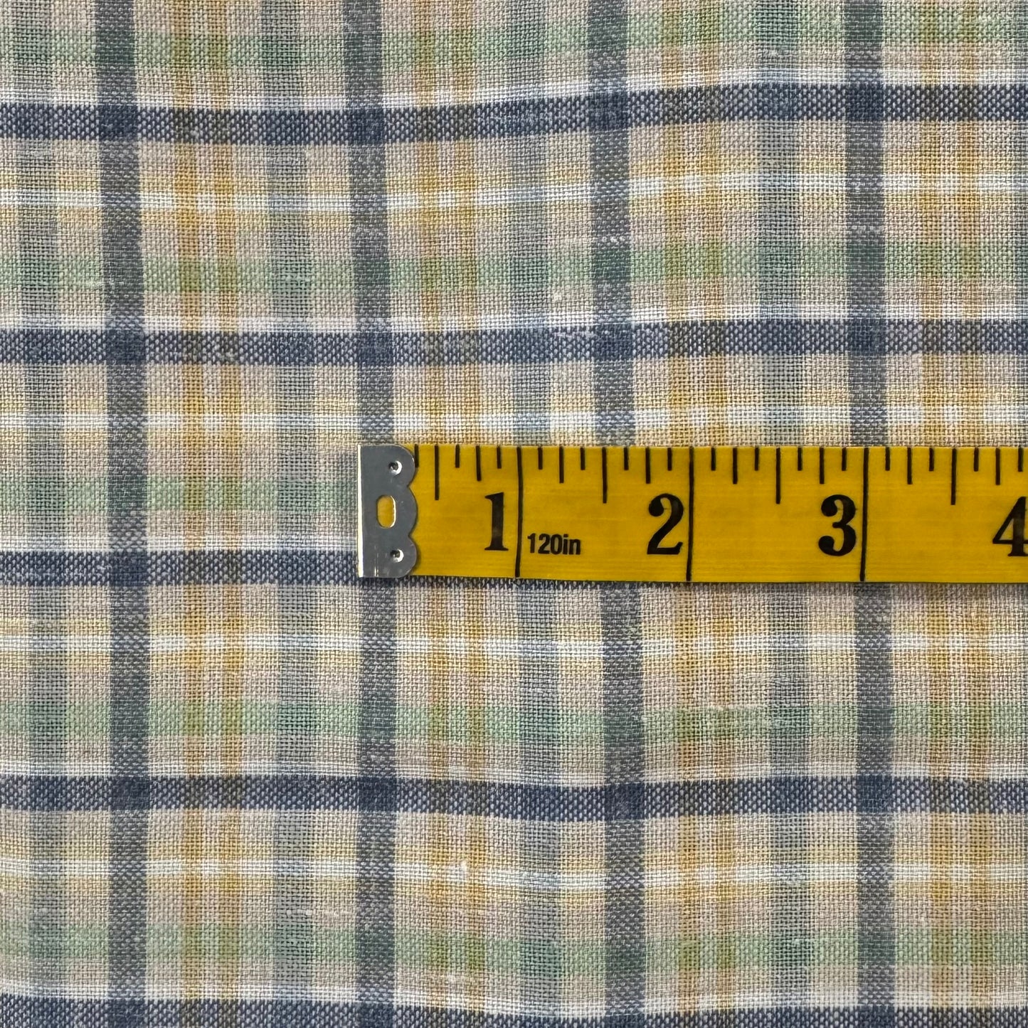 Blue, Green & Yellow Plaid Home Decor Fabric: 3 yds