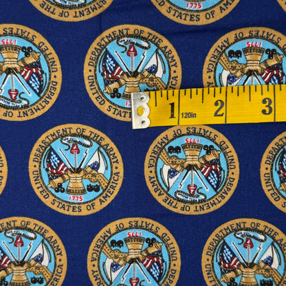 Army Emblem Cotton: 1.5 yds