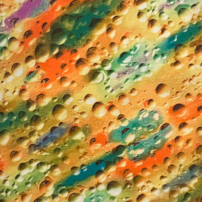 Rainbow Bubbles Cotton Blend: 1 yd