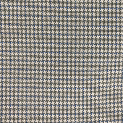 Blue & Grey Nailshead Suiting: 1.75 yds