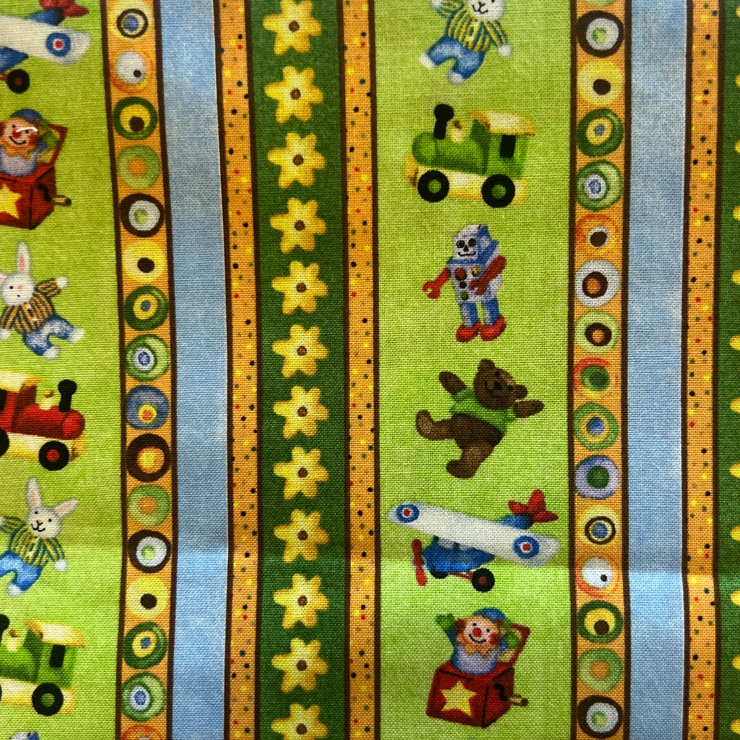 Striped Kids Toys Cotton: 2 yds