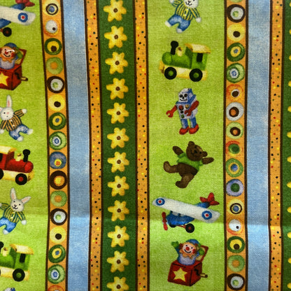 Striped Kids Toys Cotton: 2 yds