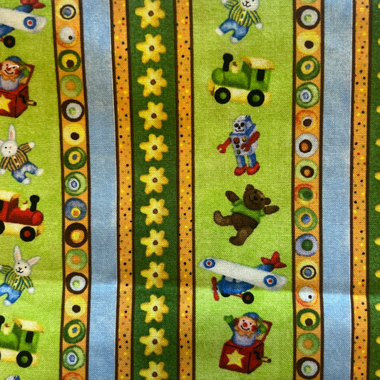 Striped Kids Toys Cotton: 2 yds