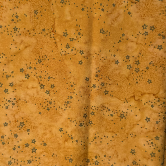 Golden Stars in the Sky Cotton: 1 yd