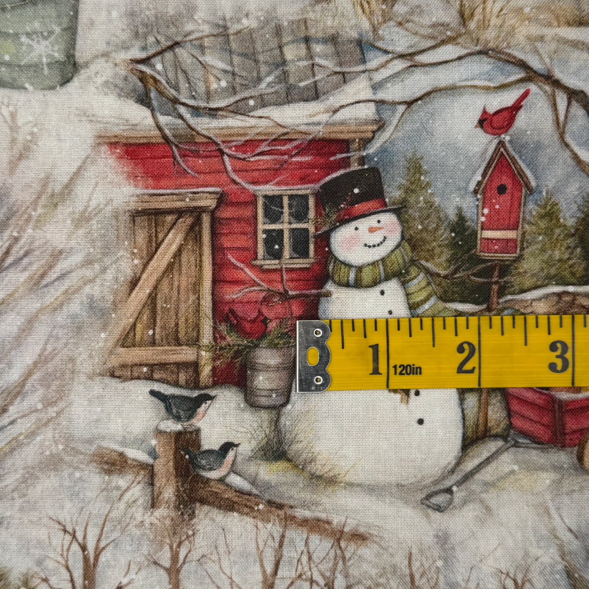 Holiday Barn Cotton: 2 yds