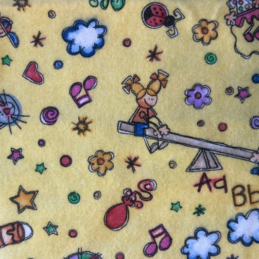 School Yard Flannel: 1 yd