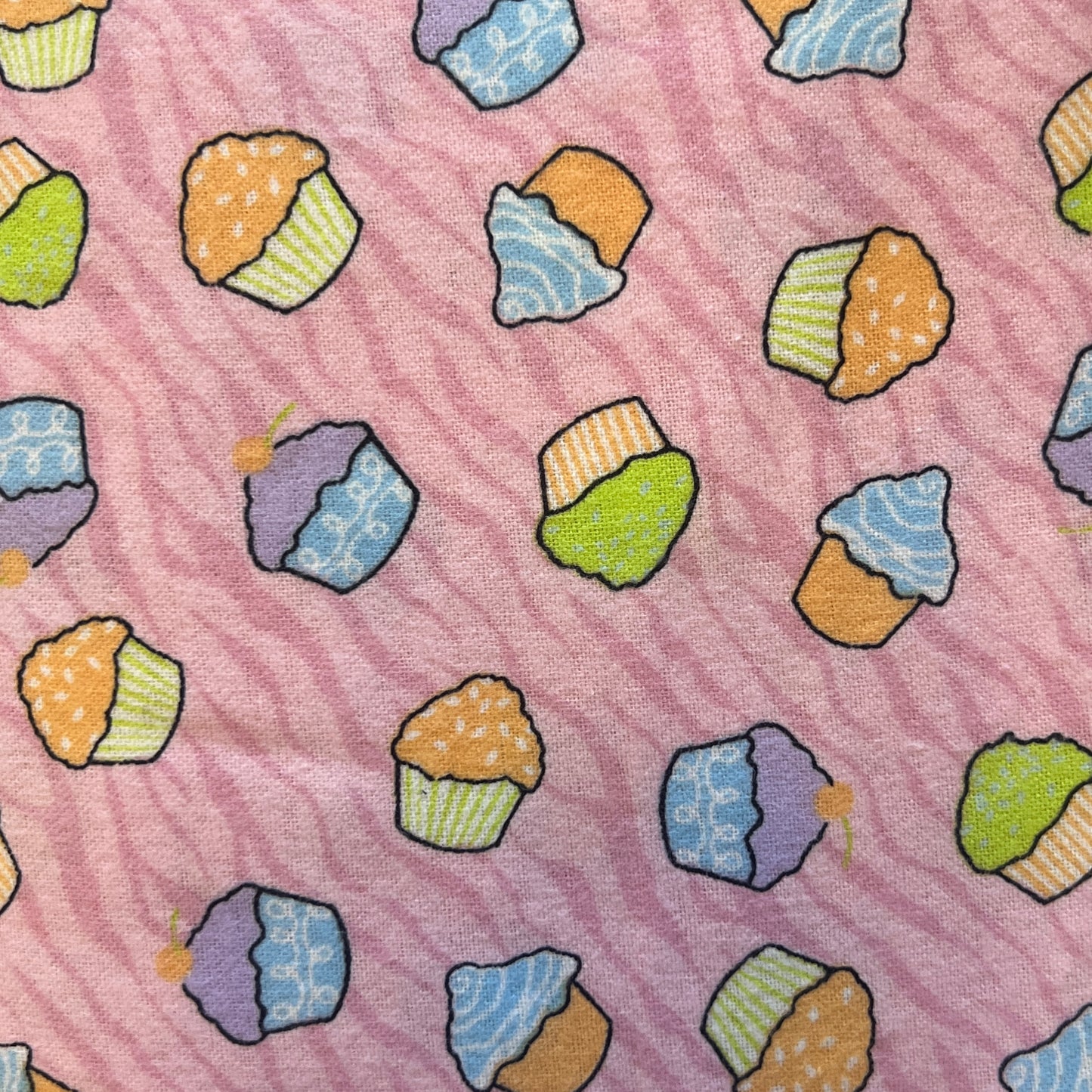 Cupcakes Flannel: 2 yds