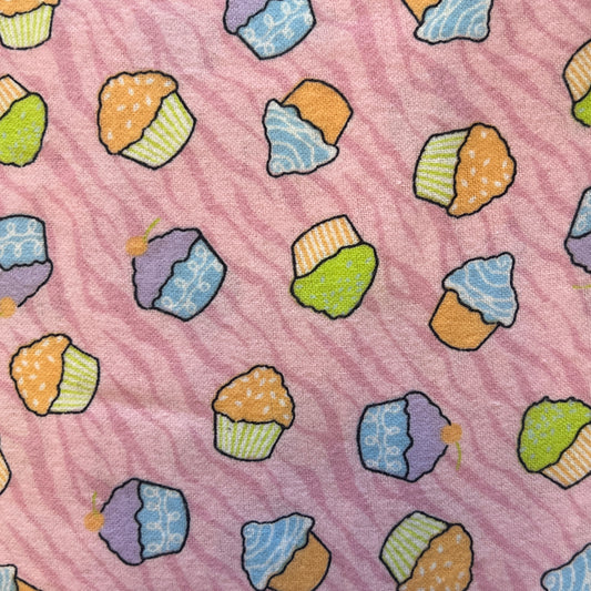 Cupcakes Flannel: 2 yds