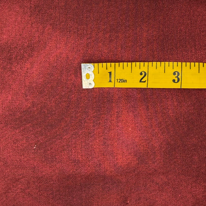 Two Tone Maroon Cotton Blend: 2 yds