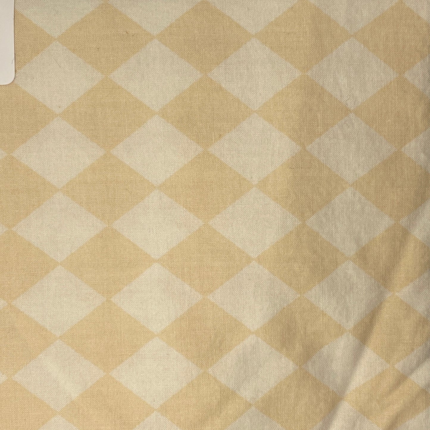 Cream Diamond Cotton: 3 yds