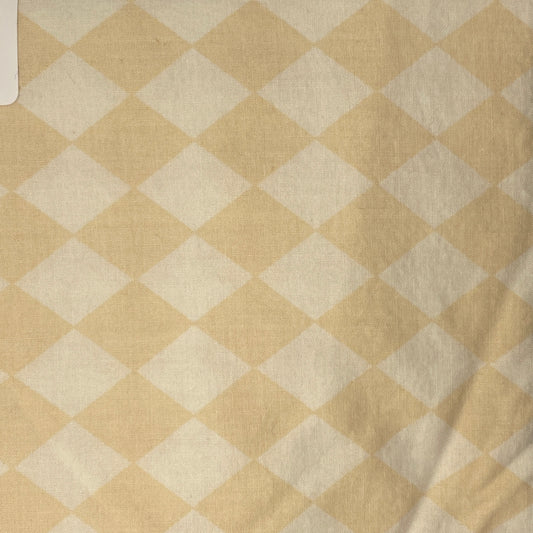 Cream Diamond Cotton: 3 yds
