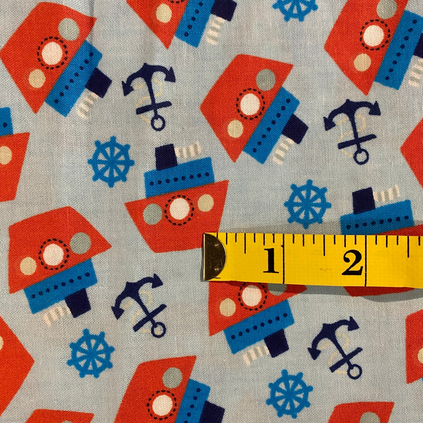 Ocean Liner Cotton 2 yds