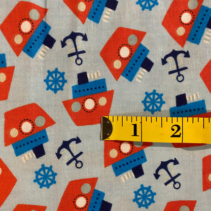 Ocean Liner Cotton 2 yds
