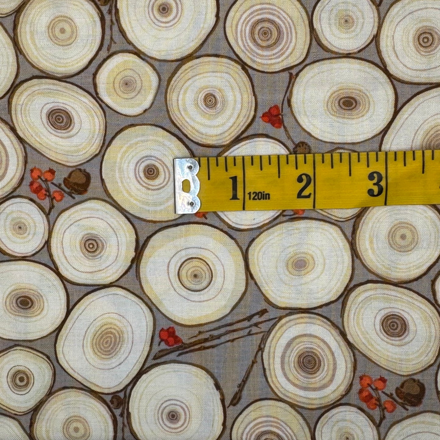 Tree Rings Cotton: 1.5 yds