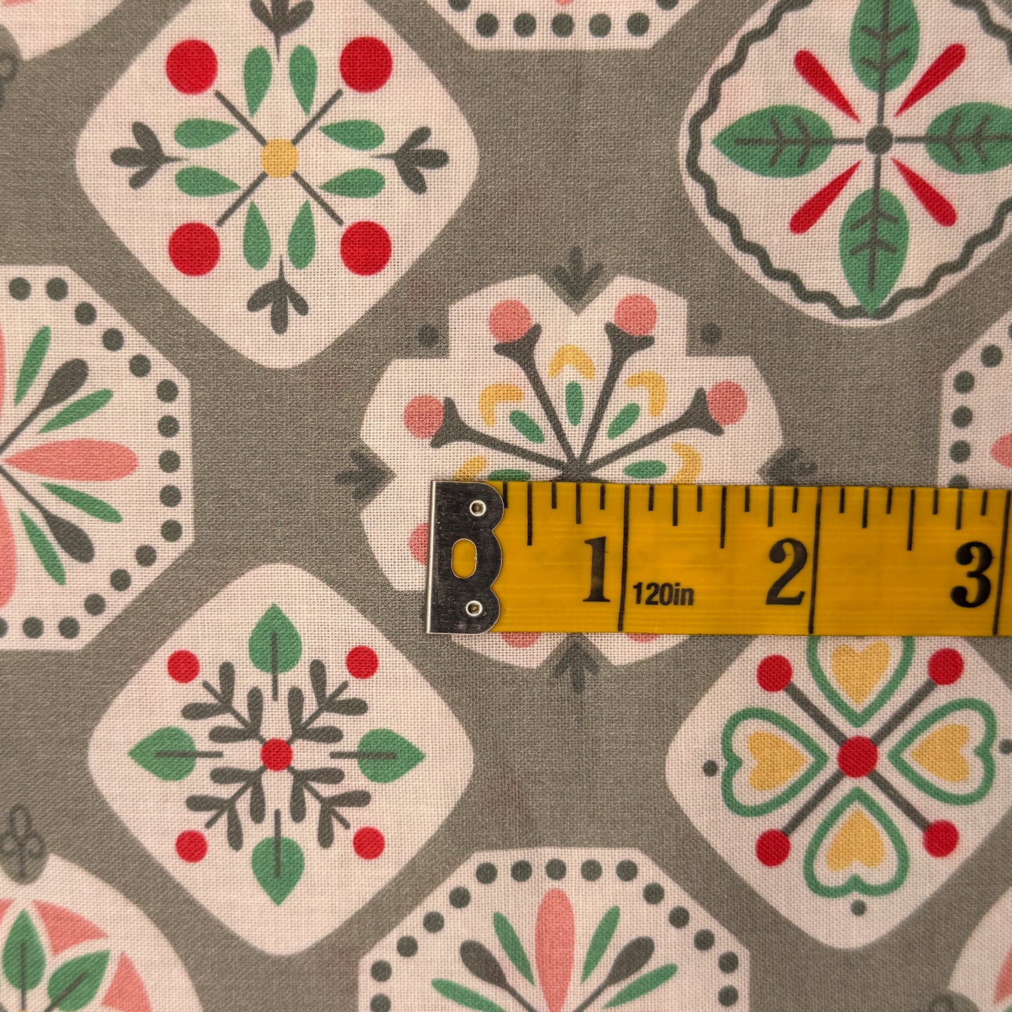 Abstract Floral Wideback Cotton: 3 yds