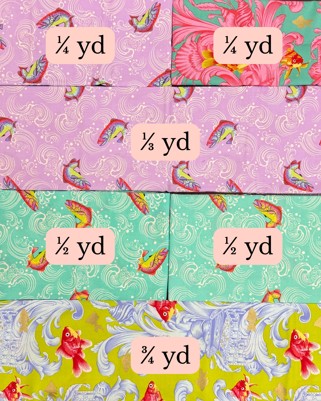 Tula Pink Fish Cotton Bundle