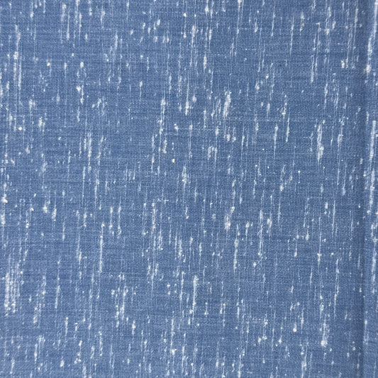 Medium Weight Powder Blue Extra-Slubby Cotton: 1.5 yds