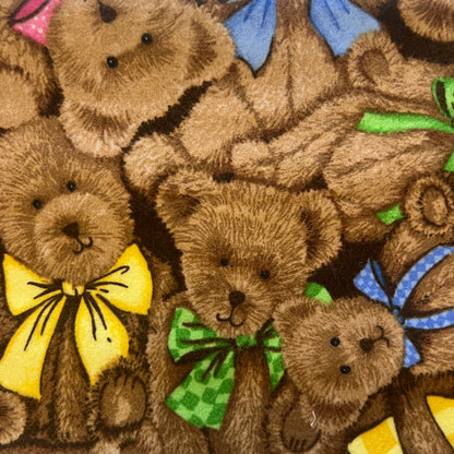 Bears & Bows Flannel: 1.5 yds