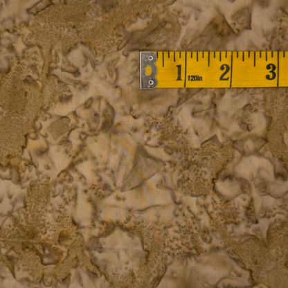 Tan Under a Microscope Batik Cotton: 2.25 yds