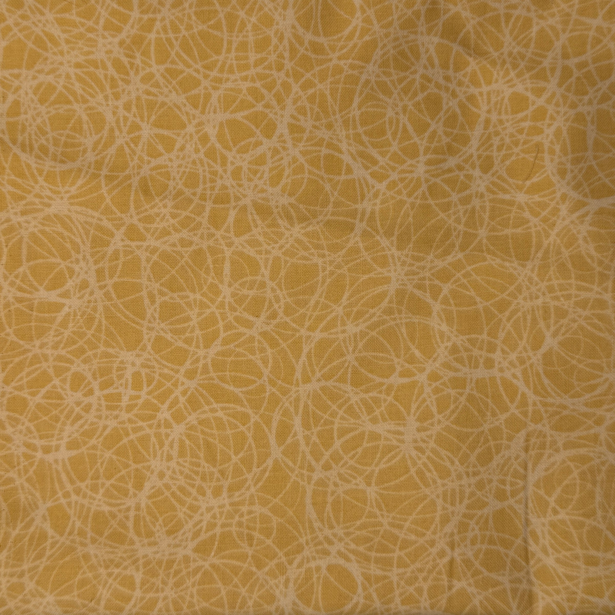 Cream With Intertwining Circles Cotton: 1.5 yds