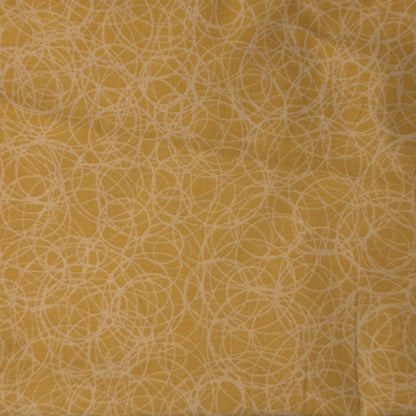 Cream With Intertwining Circles Cotton: 1.5 yds