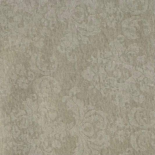 Cream Subtle Floral Stretch Jersey Knit: 4.5 yds