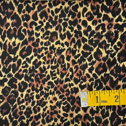 Leopard Cotton Blend: 1 yd