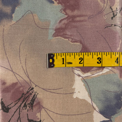 Abstract Floral Cotton Blend Home Decor: 3 yds