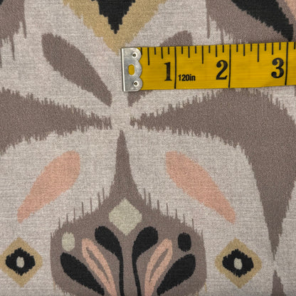 Cream Abstract Floral Cotton: 2 yds