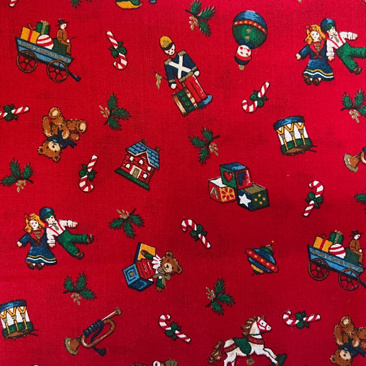 Holiday Toys Cotton: 2 yds