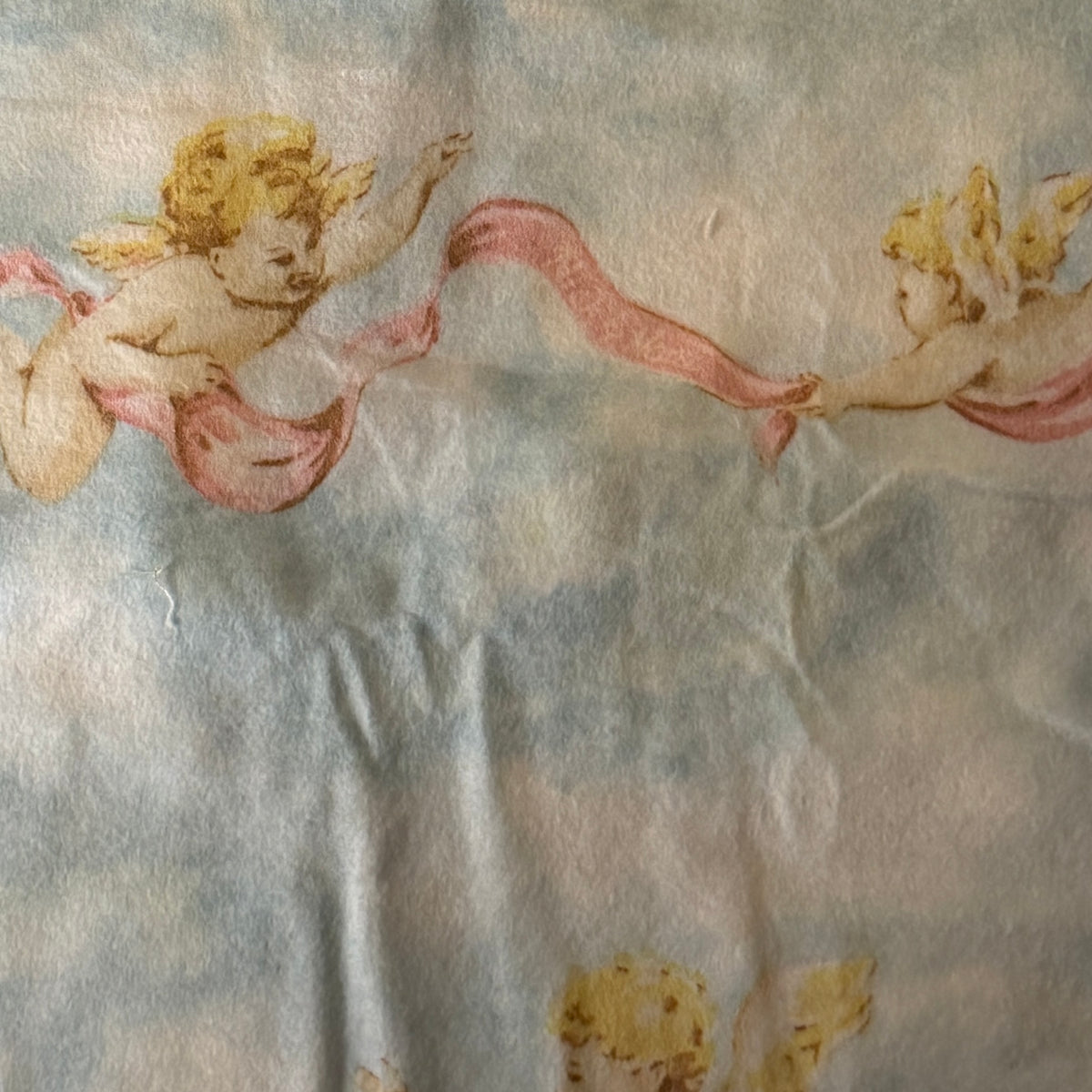 Cherubs Flannel: 1.5 yds