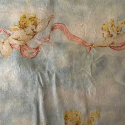Cherubs Flannel: 1.5 yds
