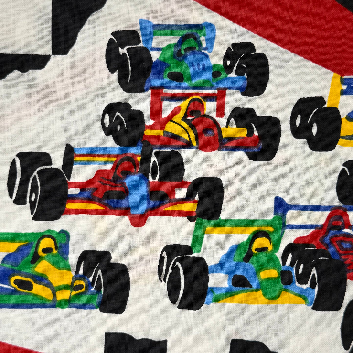 Racecar Cotton Blend: 1.25 yds