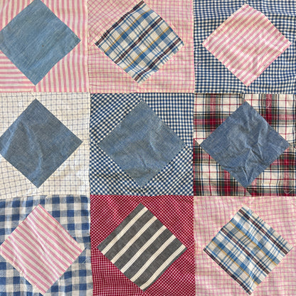 Center Diamonds Quilt Top (c. 1885-1920)