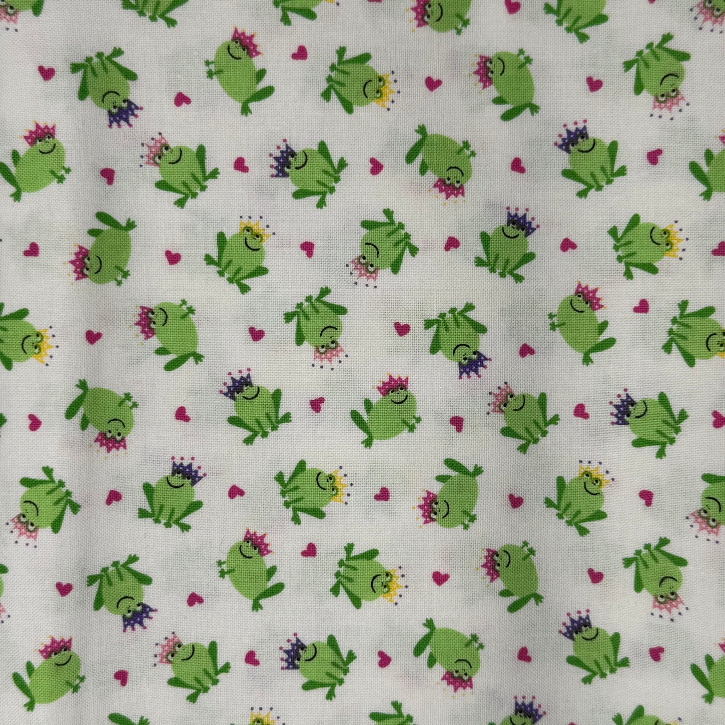Princess Frog Cotton: 1.25 yds