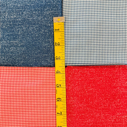 Blue & Red Half-Yard Cotton Bundle