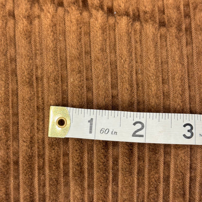 Brown Extra Wide Wale Cotton Corduroy: 1.5 yds
